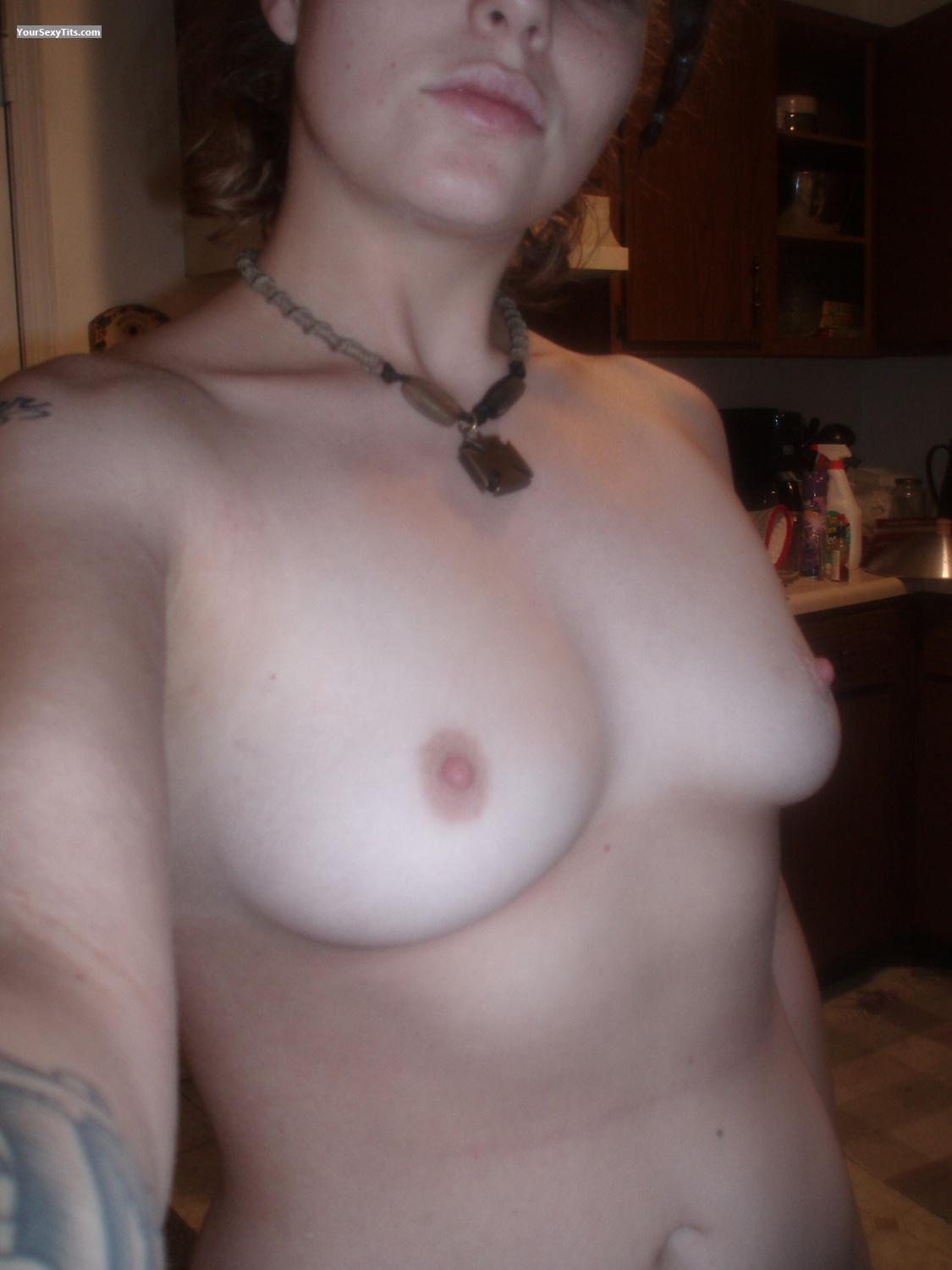 Tit Flash: My Small Tits (Selfie) - Sara from United States